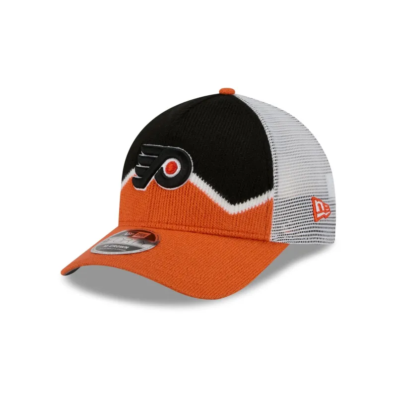 Philadelphia Flyers Sock 9FORTY M-Crown A-Frame Trucker Hat sold by New Era