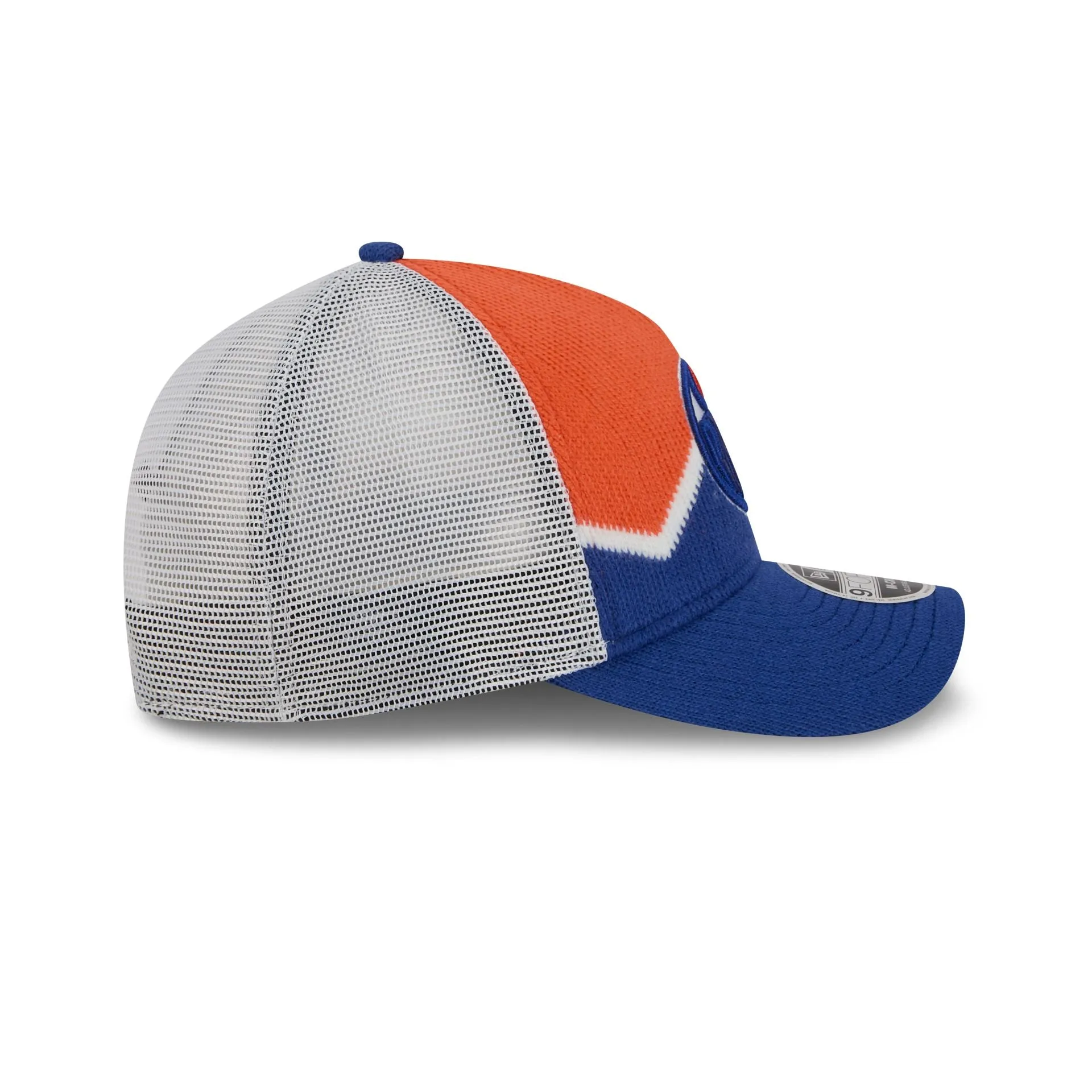 Edmonton Oilers Sock 9FORTY M-Crown A-Frame Trucker Hat sold by New Era product image thumbnail 5