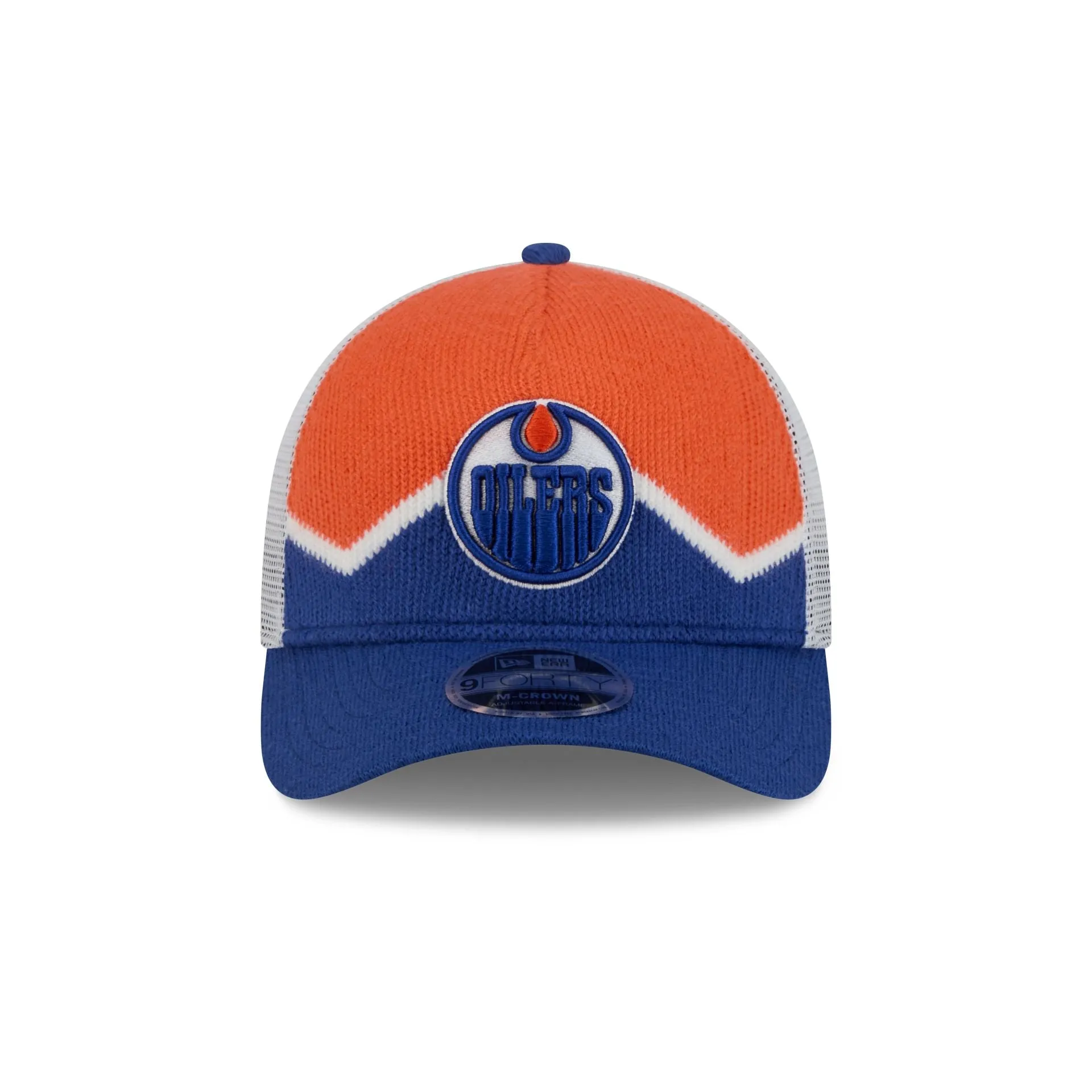 Edmonton Oilers Sock 9FORTY M-Crown A-Frame Trucker Hat sold by New Era product image thumbnail 2