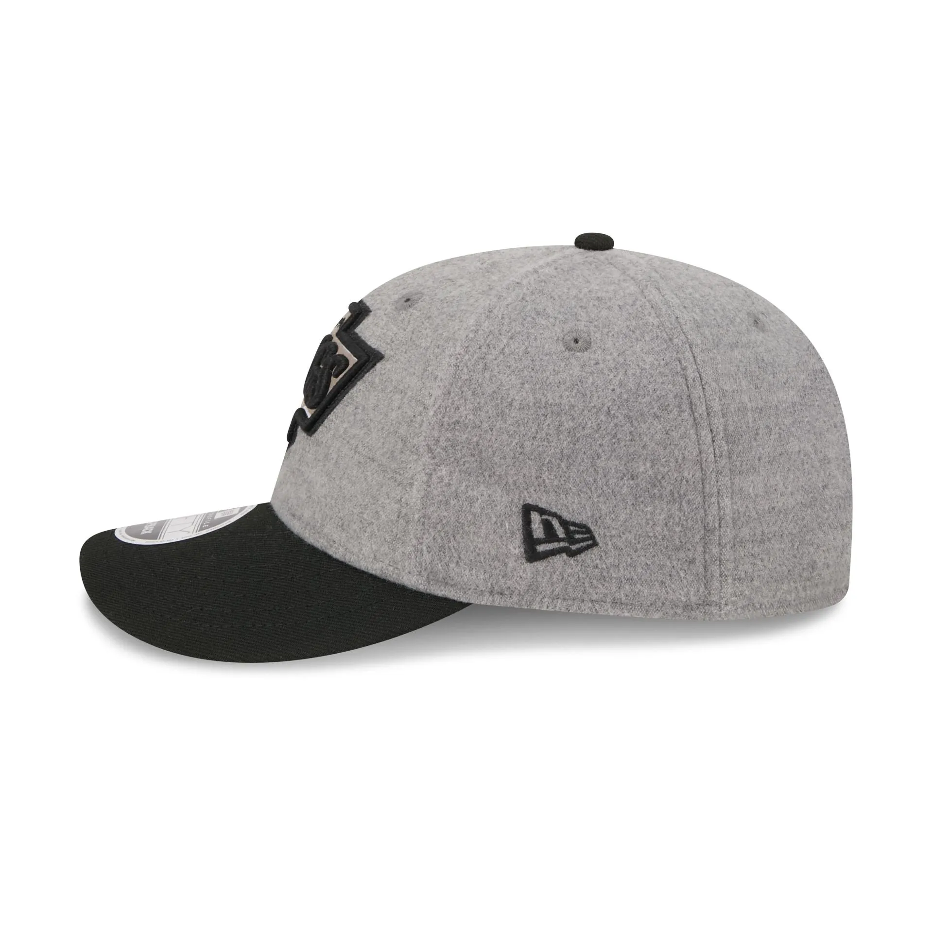 Los Angeles Kings Heather Gray Wool Low Profile 9FIFTY Snapback Hat sold by New Era product image thumbnail 5