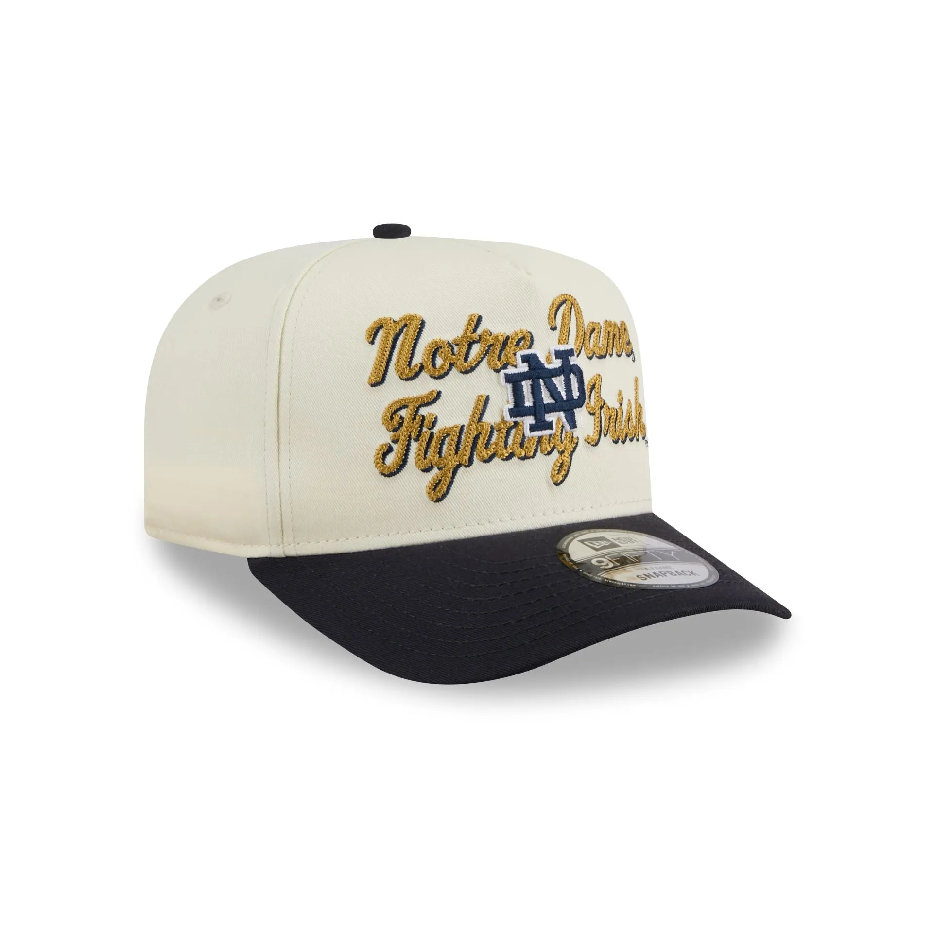 Notre Dame Fighting Irish Chainstitch 9FIFTY A-Frame Snapback Hat sold by New Era product image thumbnail 3