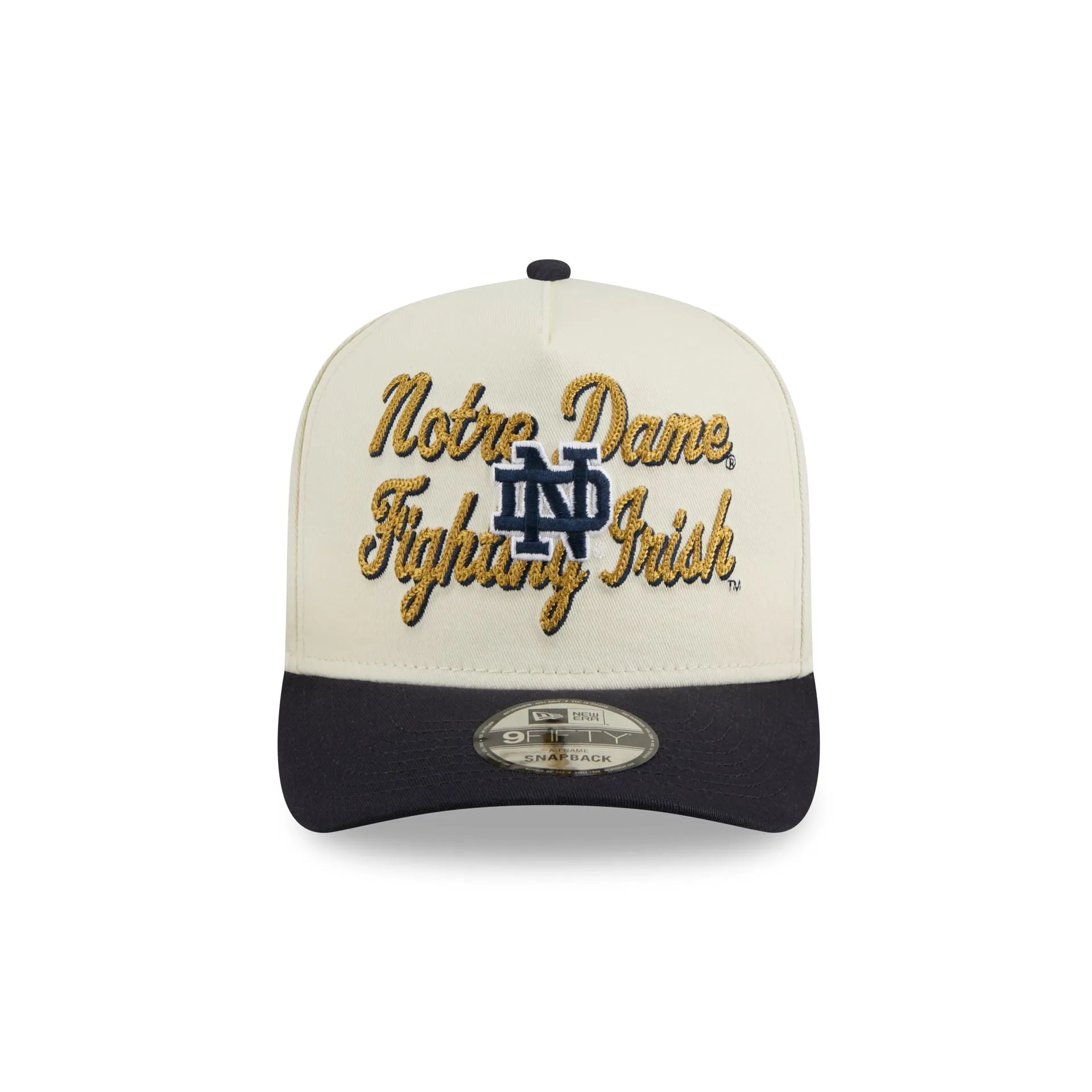 Notre Dame Fighting Irish Chainstitch 9FIFTY A-Frame Snapback Hat sold by New Era product image thumbnail 2