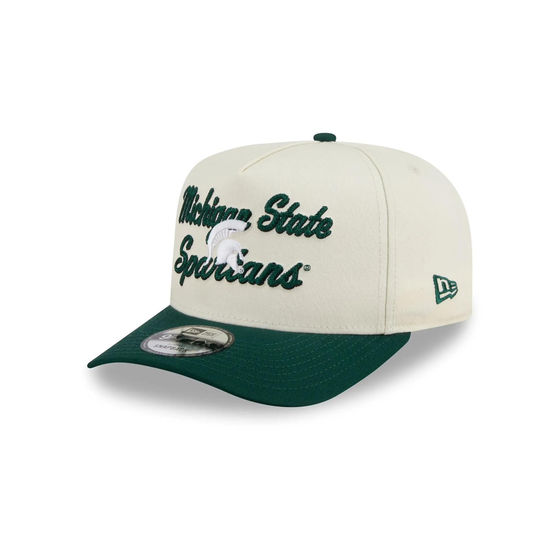 Michigan State Spartans Chainstitch 9FIFTY A-Frame Snapback Hat sold by New Era