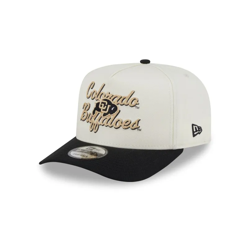Colorado Buffaloes Chainstitch 9FIFTY A-Frame Snapback Hat sold by New Era