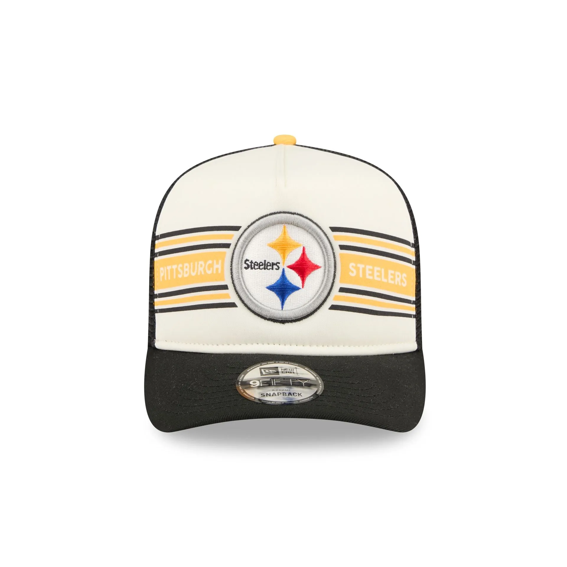 Pittsburgh Steelers Banner 9FIFTY A-Frame Trucker Hat sold by New Era product image thumbnail 2