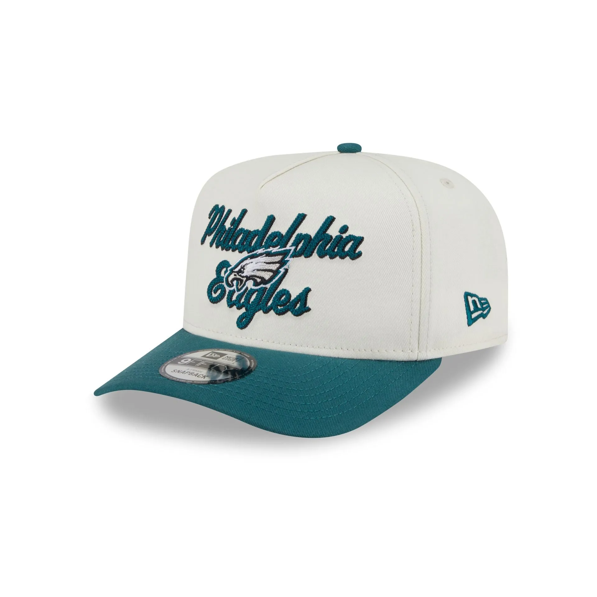 Philadelphia Eagles Chainstitch 9FIFTY A-Frame Snapback Hat sold by New Era