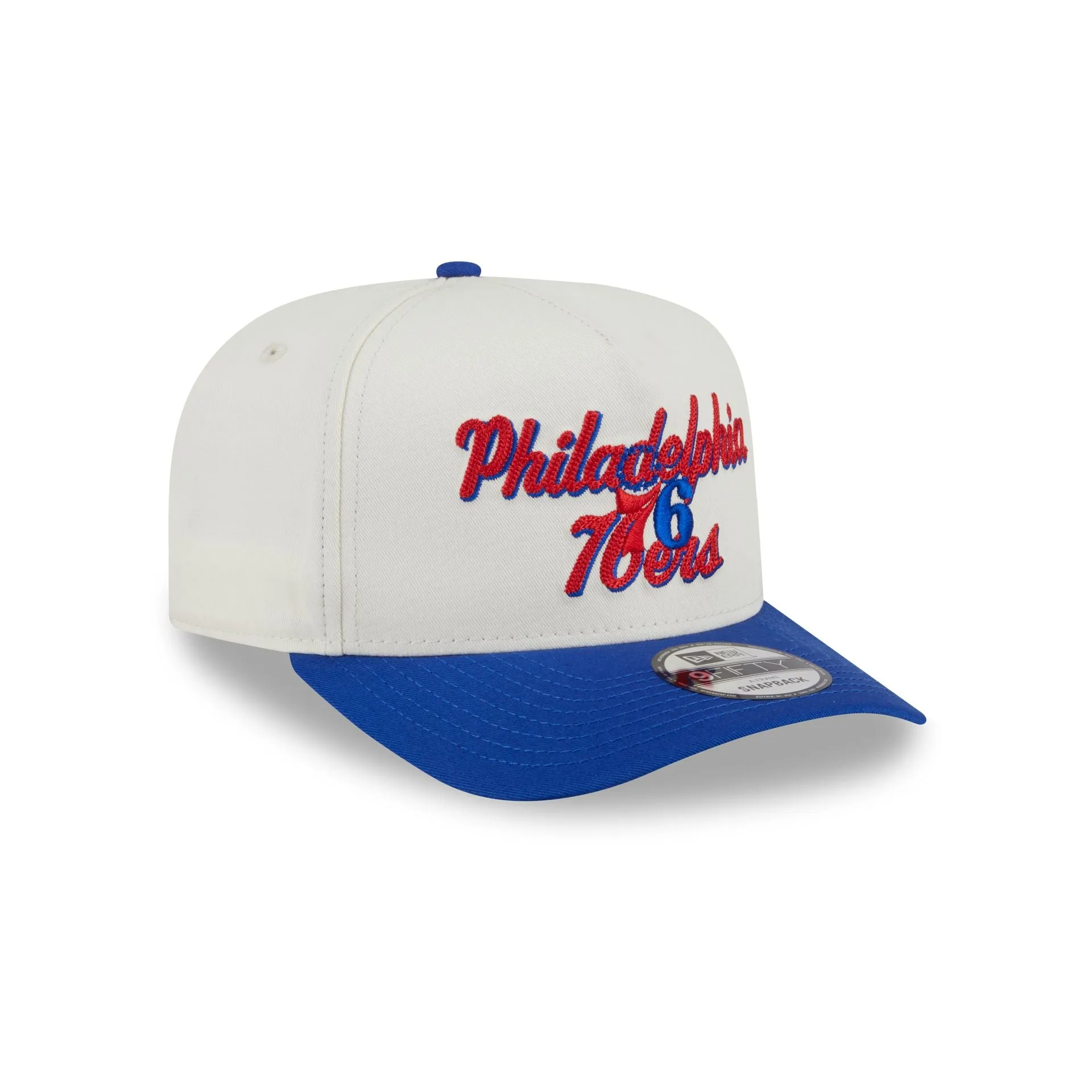 Philadelphia 76ers Chainstitch 9FIFTY A-Frame Snapback Hat sold by New Era product image thumbnail 3