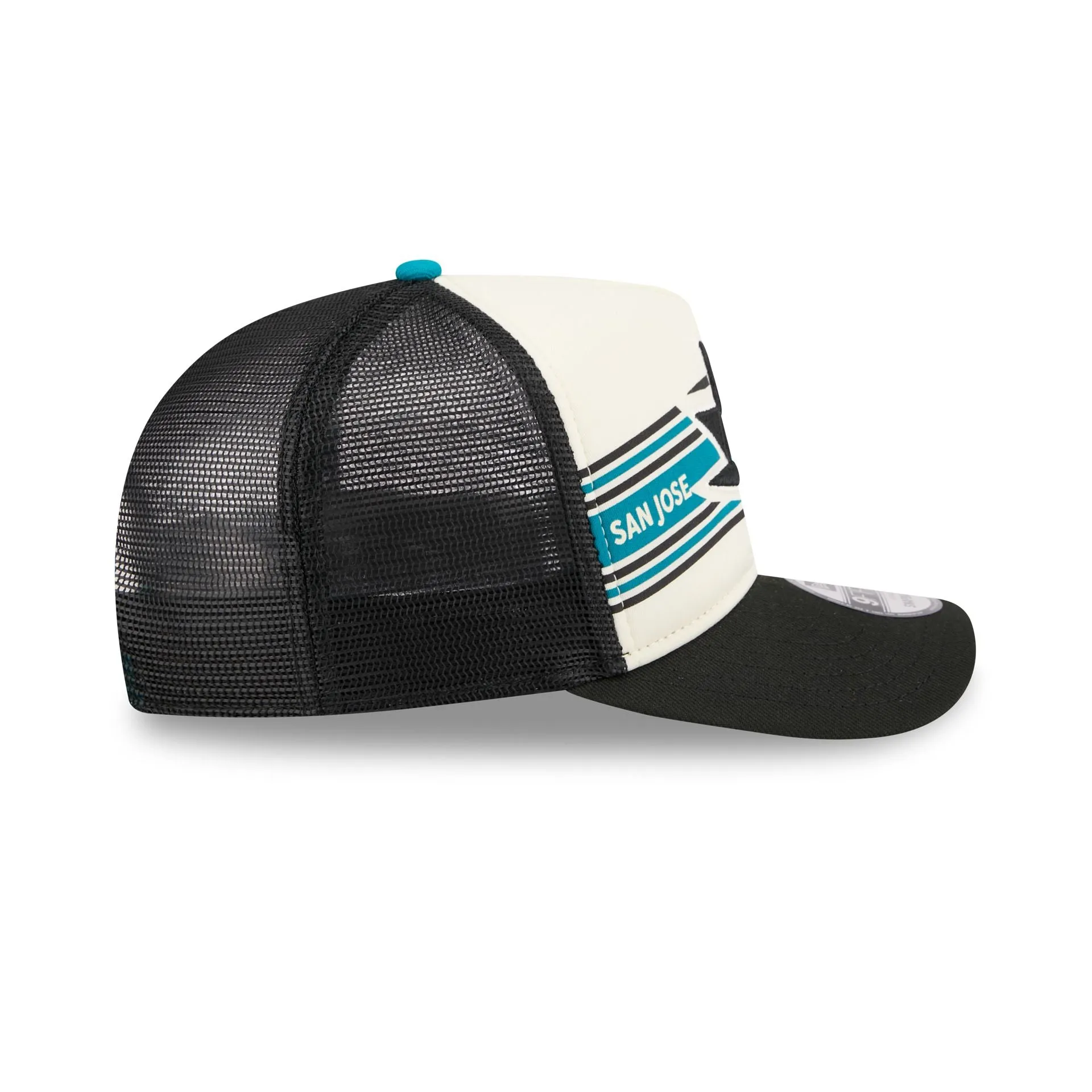 San Jose Sharks Banner 9FIFTY A-Frame Trucker Hat sold by New Era product image thumbnail 5