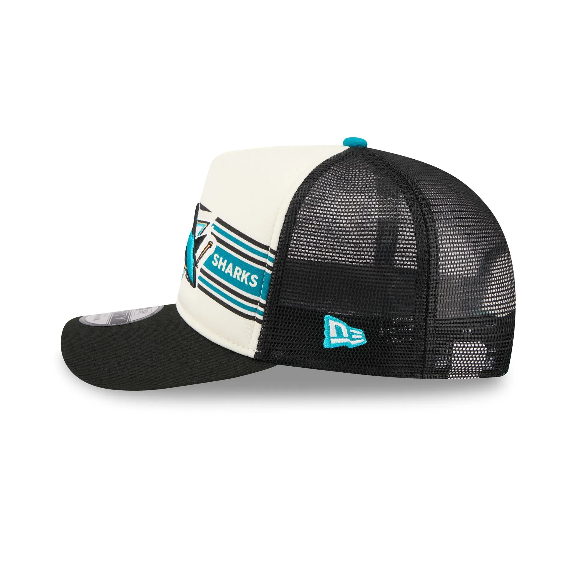 San Jose Sharks Banner 9FIFTY A-Frame Trucker Hat sold by New Era product image thumbnail 4