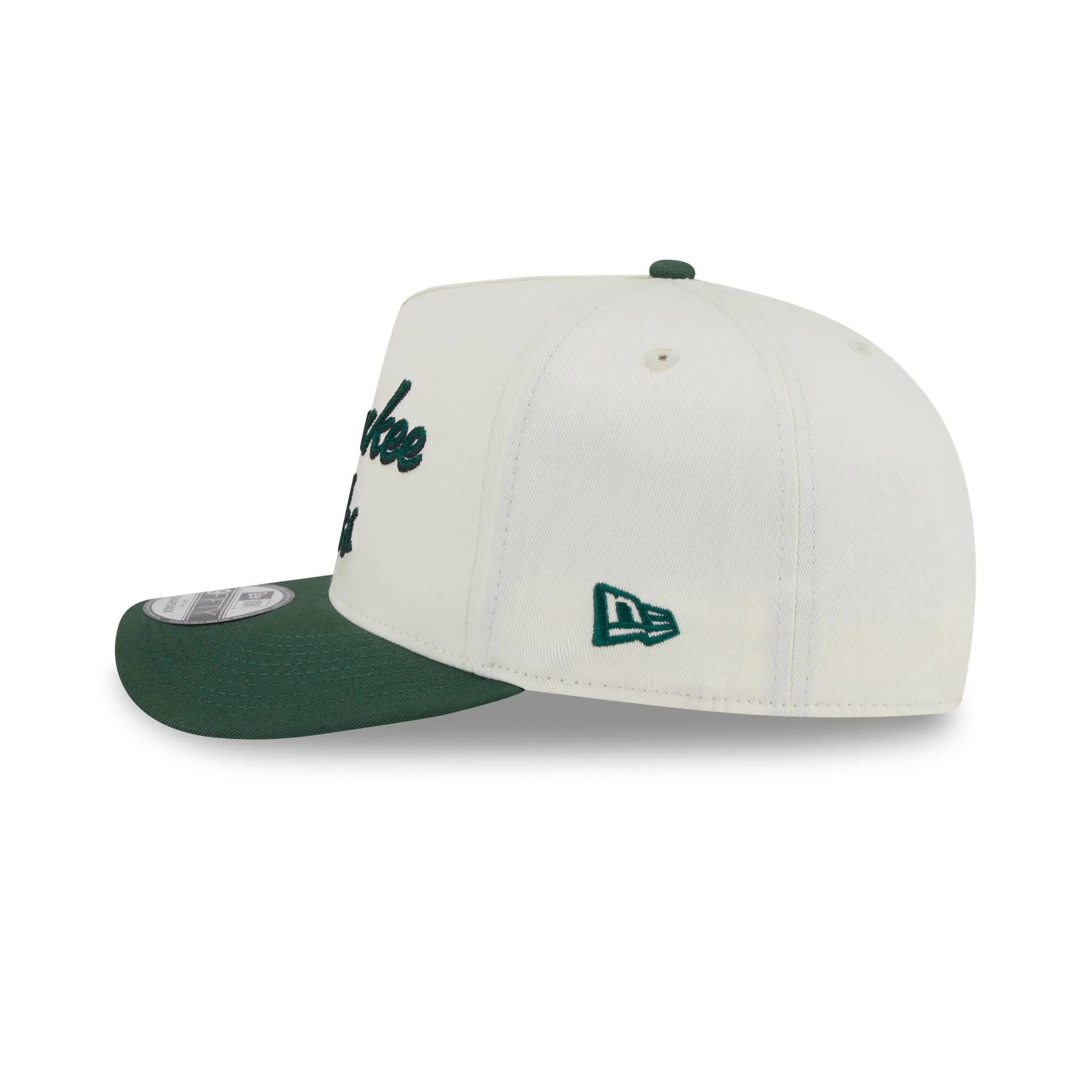 Milwaukee Bucks Chainstitch 9FIFTY A-Frame Snapback Hat sold by New Era product image thumbnail 4