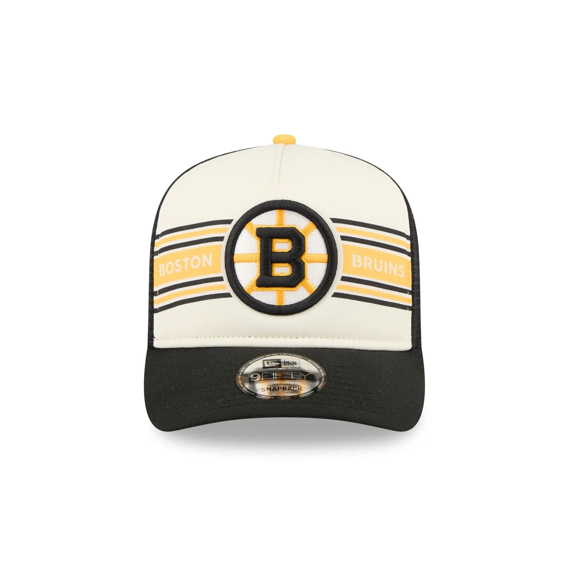 Boston Bruins Banner 9FIFTY A-Frame Trucker Hat sold by New Era product image thumbnail 2