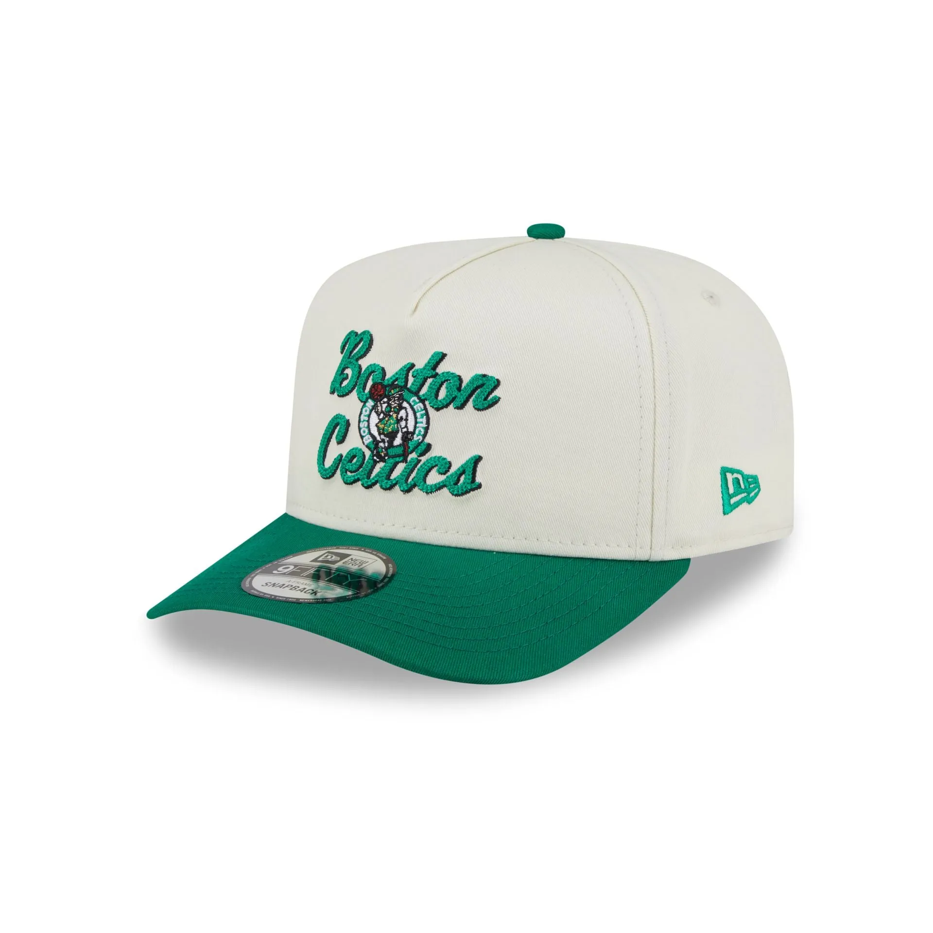 Boston Celtics Chainstitch 9FIFTY A-Frame Snapback Hat sold by New Era