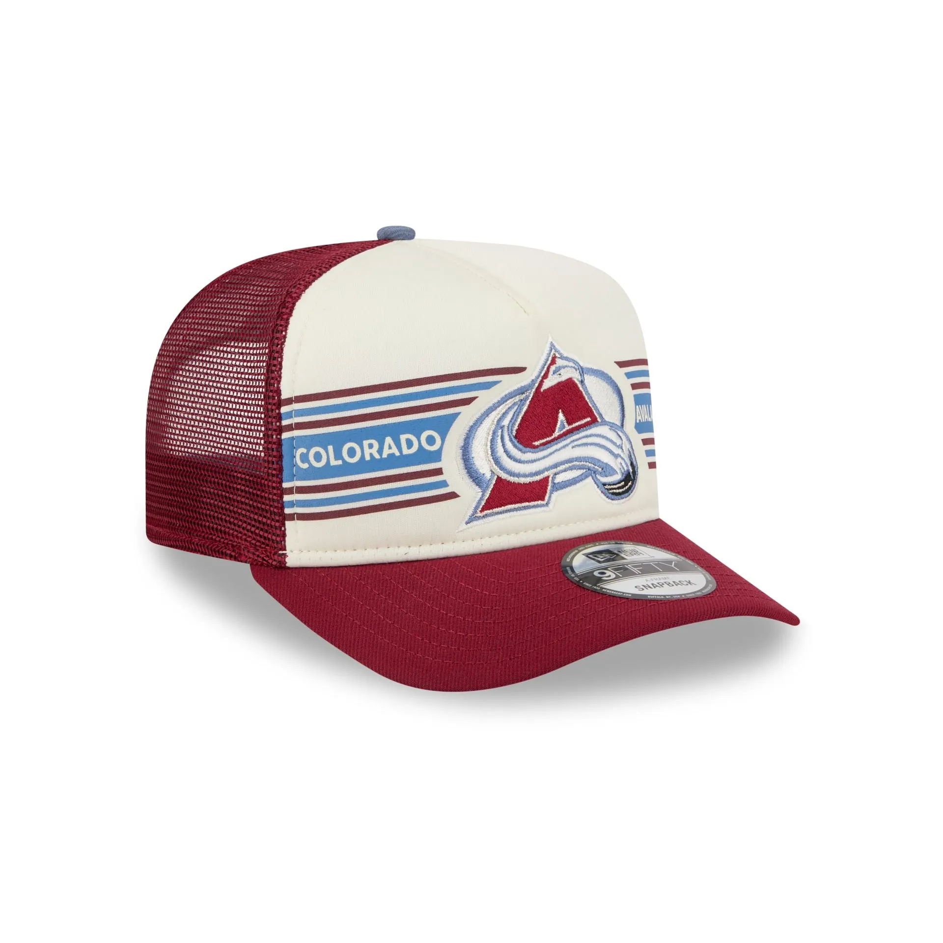 Colorado Avalanche Banner 9FIFTY A-Frame Trucker Hat sold by New Era product image thumbnail 3