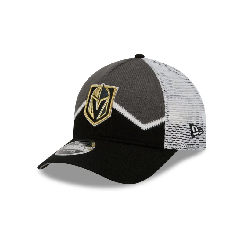 Vegas Golden Knights Sock 9FORTY M-Crown A-Frame Trucker Hat sold by New Era