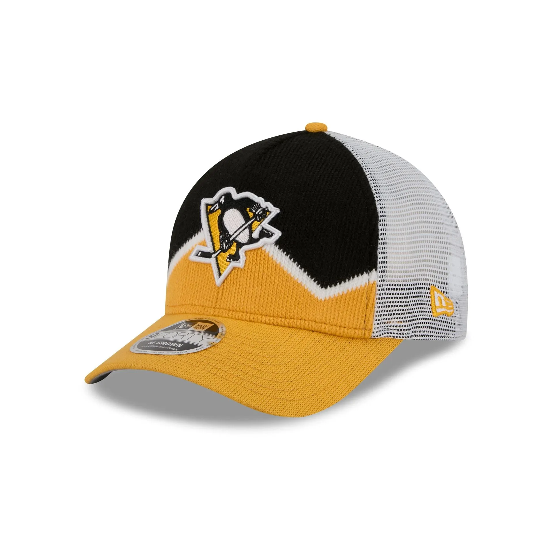Pittsburgh Penguins Sock 9FORTY M-Crown A-Frame Trucker Hat sold by New Era