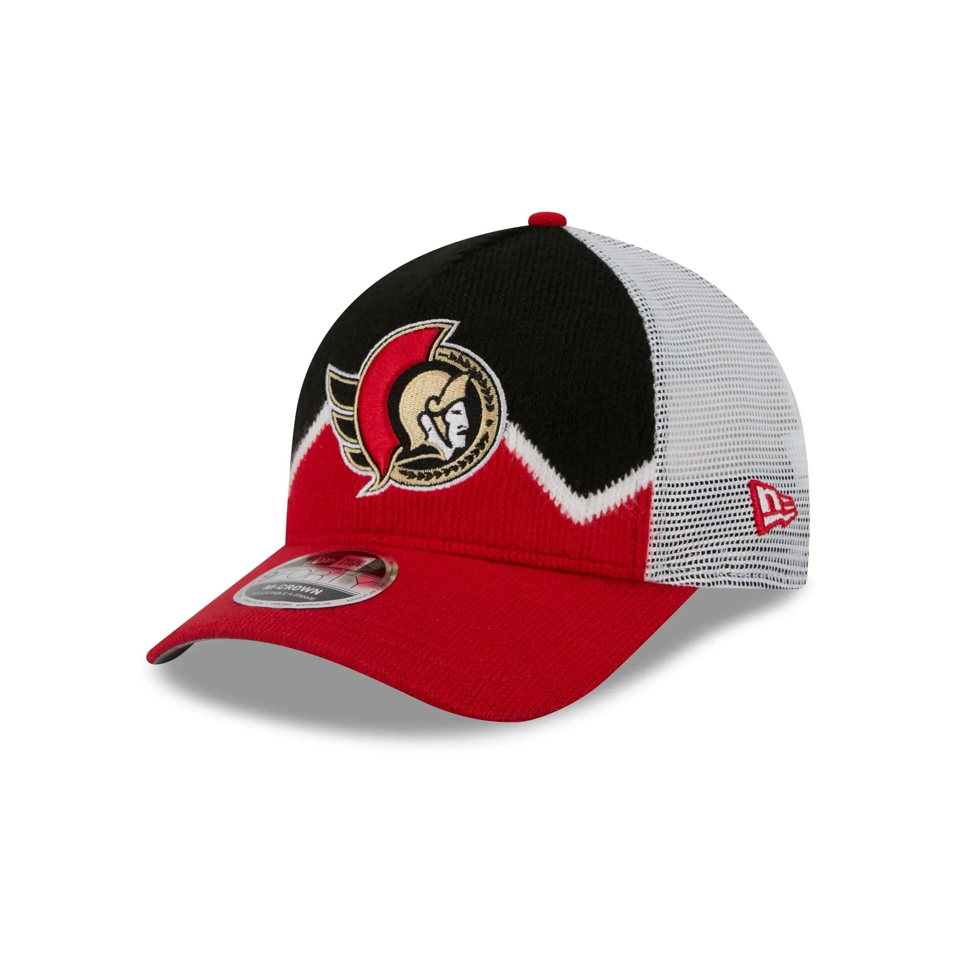 Ottawa Senators Sock 9FORTY M-Crown A-Frame Trucker Hat sold by New Era