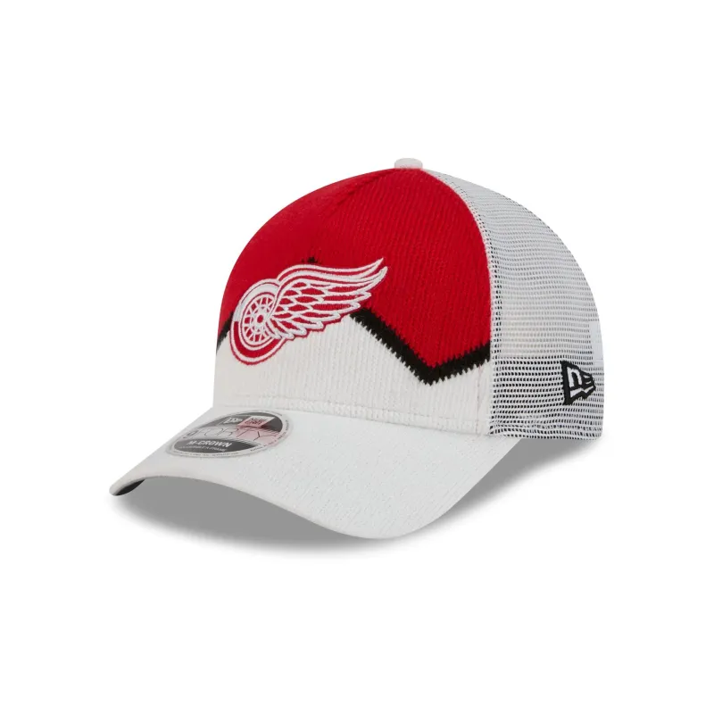 Detroit Red Wings Sock 9FORTY M-Crown A-Frame Trucker Hat sold by New Era