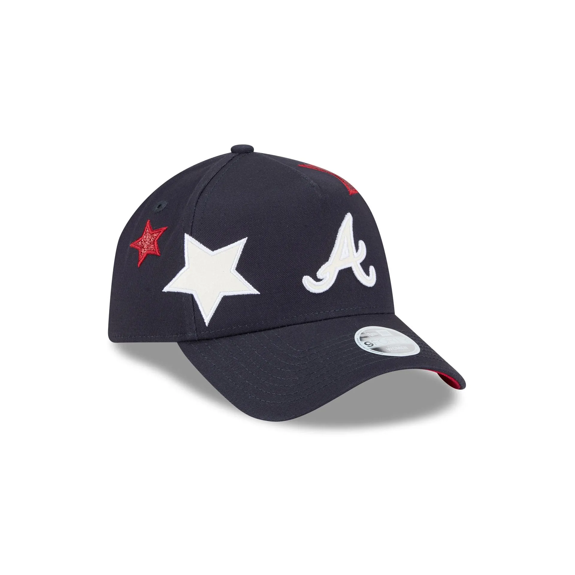 Atlanta Braves Stardom Women's 9FORTY A-Frame Snapback Hat sold by New Era product image thumbnail 3