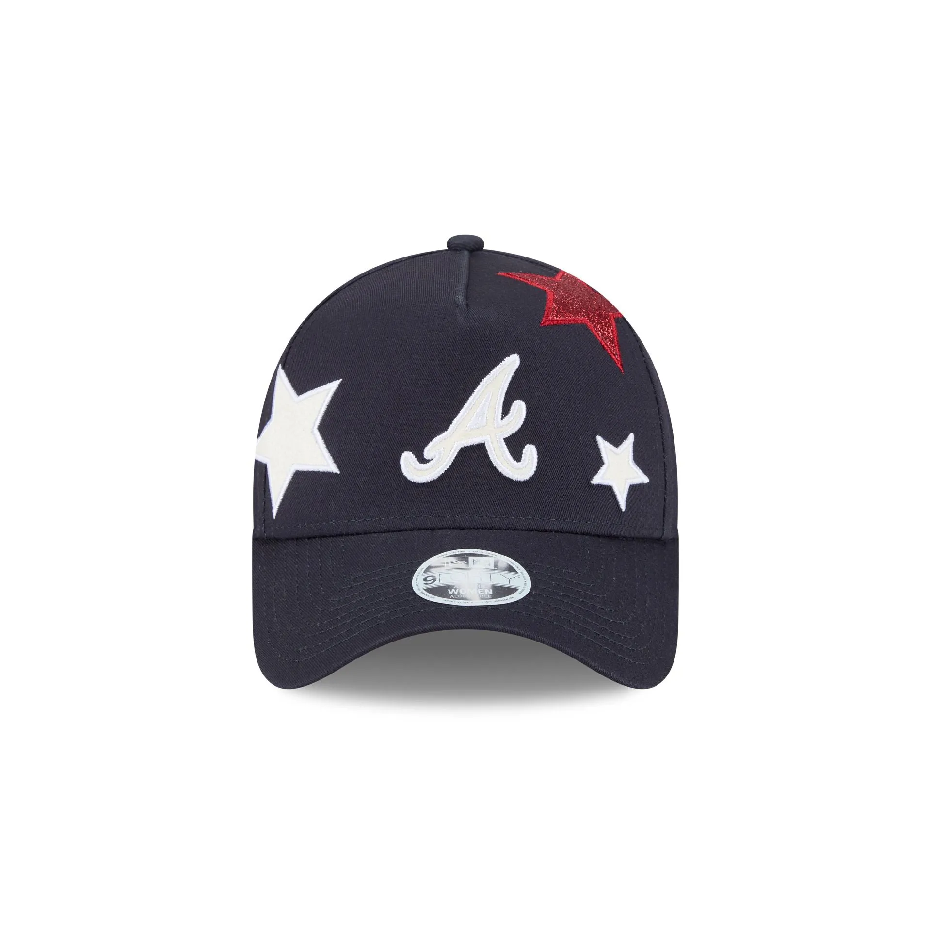 Atlanta Braves Stardom Women's 9FORTY A-Frame Snapback Hat sold by New Era product image thumbnail 2