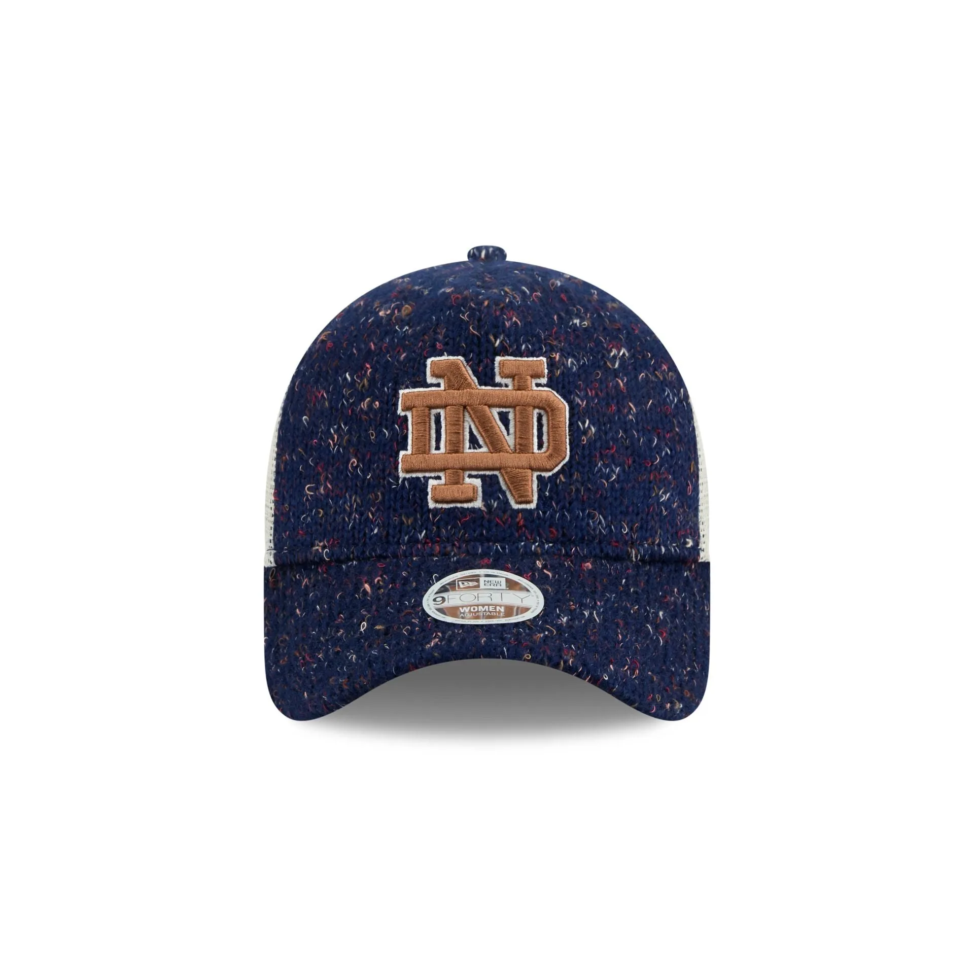 Notre Dame Fighting Irish Knit Women's 9FORTY A-Frame Trucker Hat sold by New Era product image thumbnail 2