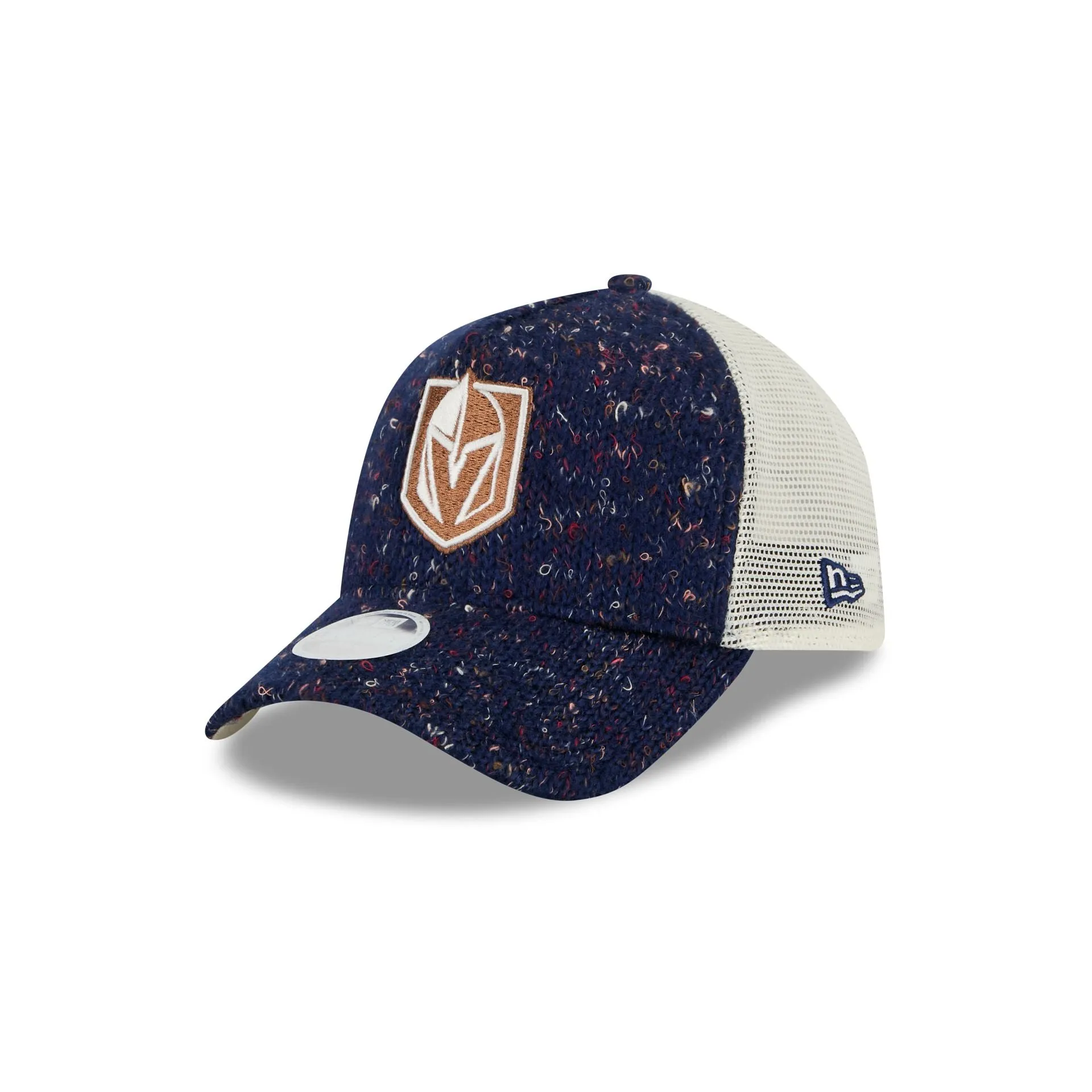 Vegas Golden Knights Knit Women's 9FORTY A-Frame Trucker Hat sold by New Era