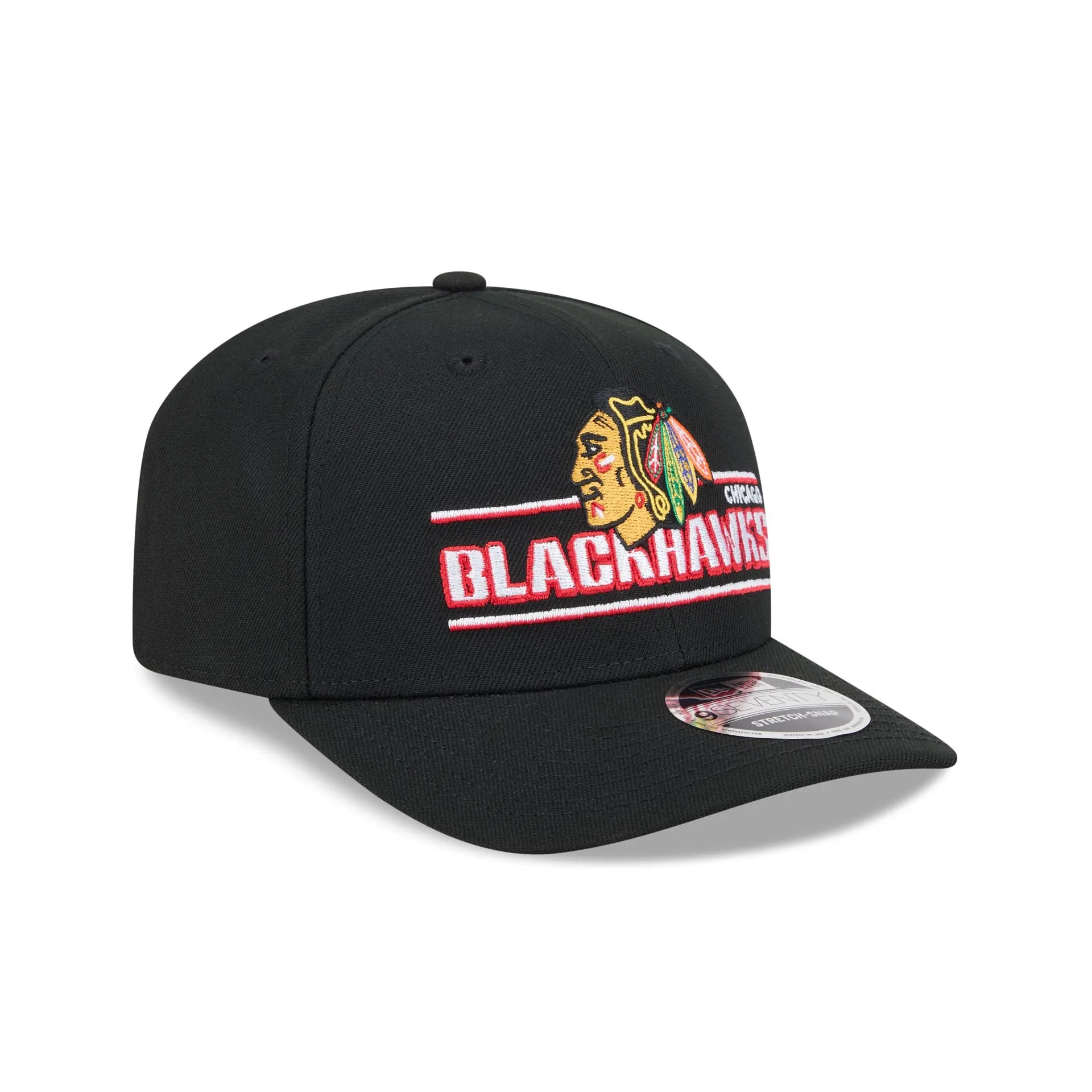 Chicago Blackhawks Stated 9SEVENTY Stretch-Snap Hat sold by New Era product image thumbnail 3