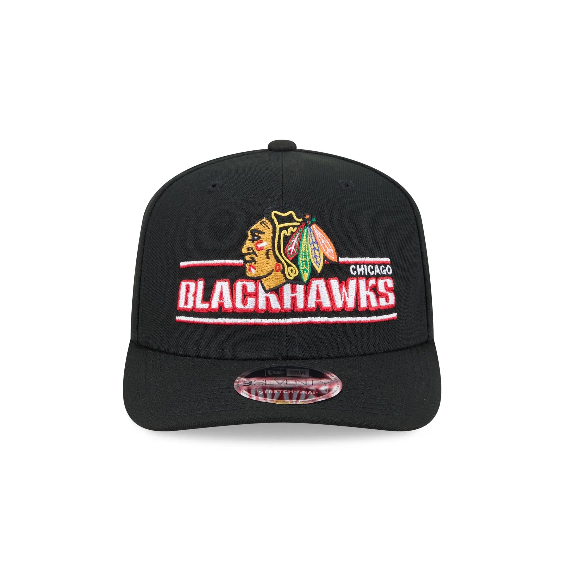Chicago Blackhawks Stated 9SEVENTY Stretch-Snap Hat sold by New Era product image thumbnail 2