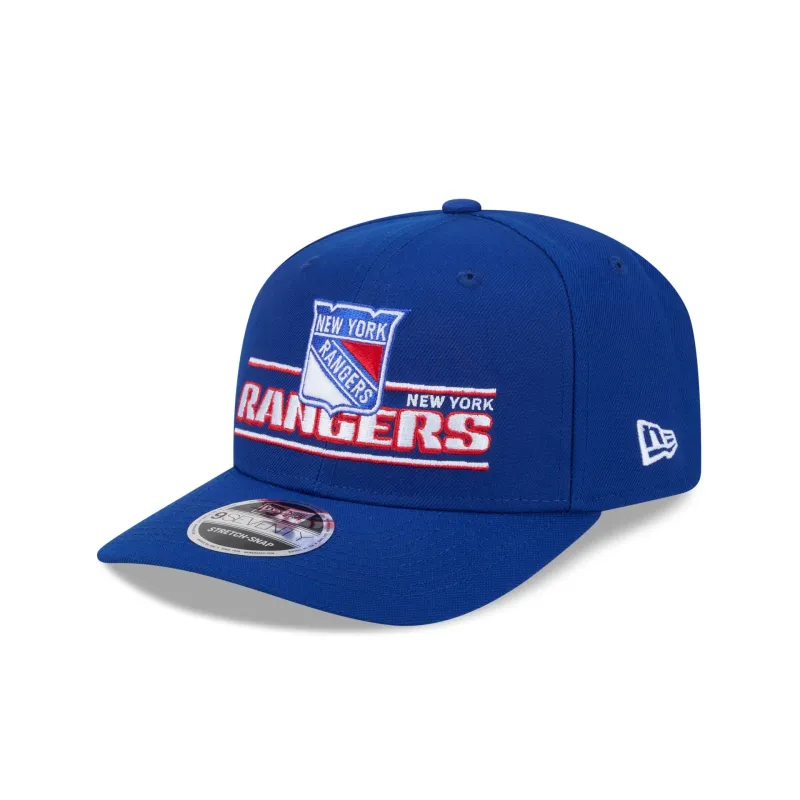 New York Rangers Stated 9SEVENTY Stretch-Snap Hat sold by New Era