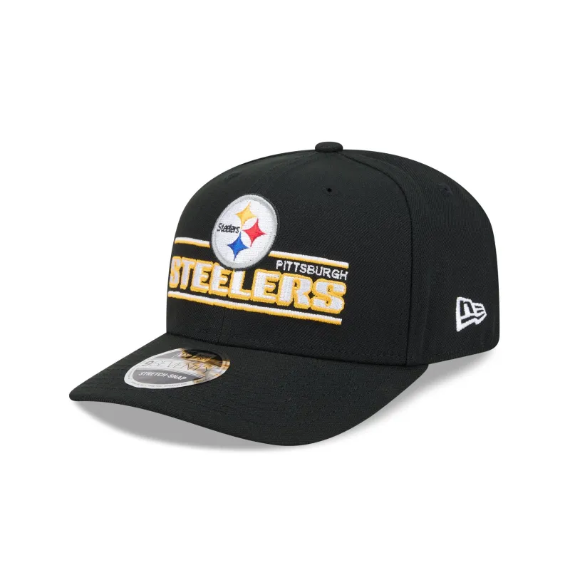Pittsburgh Steelers Stated 9SEVENTY Stretch-Snap Hat sold by New Era