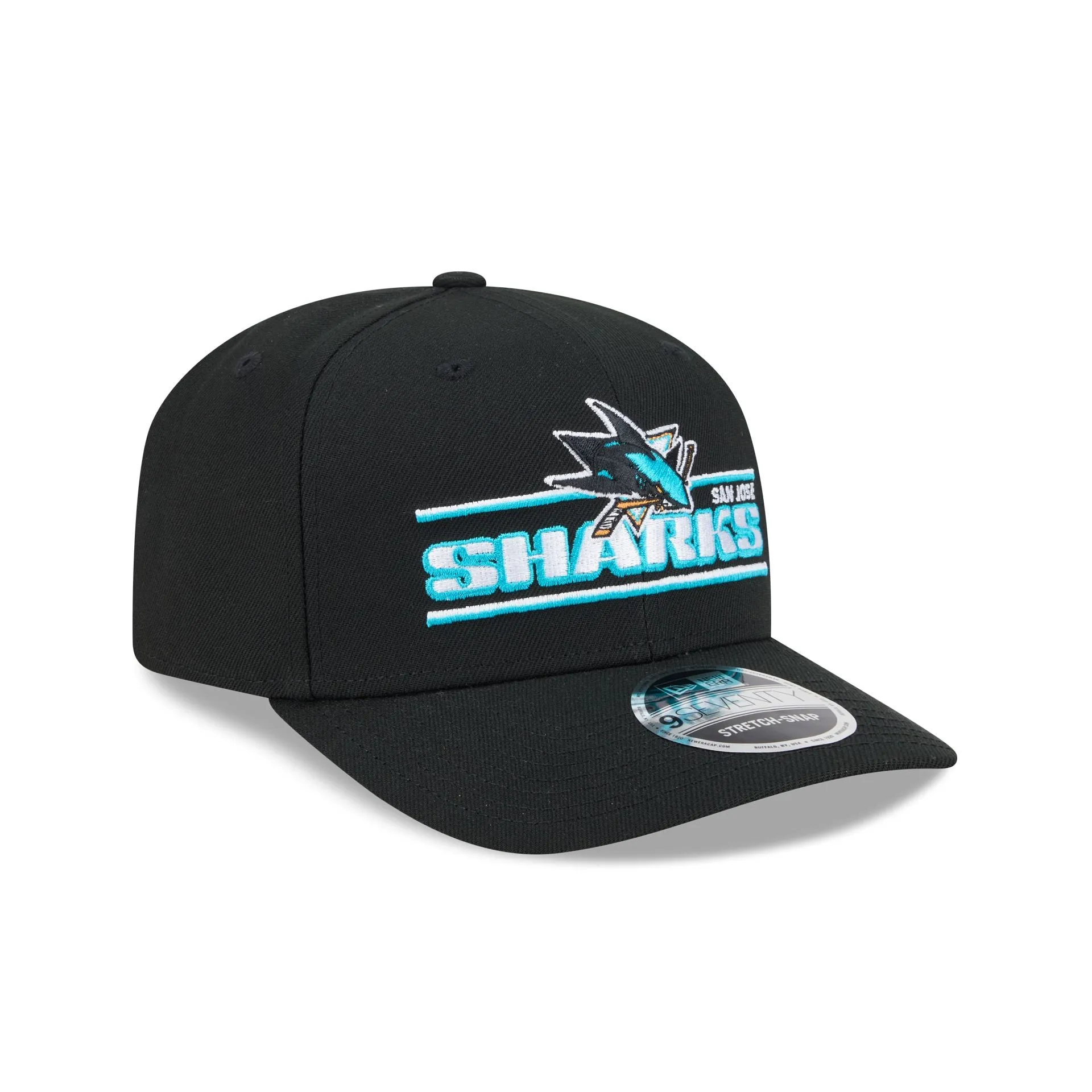 San Jose Sharks Stated 9SEVENTY Stretch-Snap Hat sold by New Era product image thumbnail 3