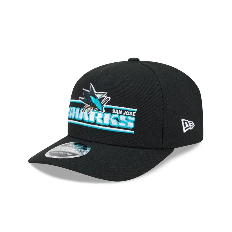 San Jose Sharks Stated 9SEVENTY Stretch-Snap Hat sold by New Era