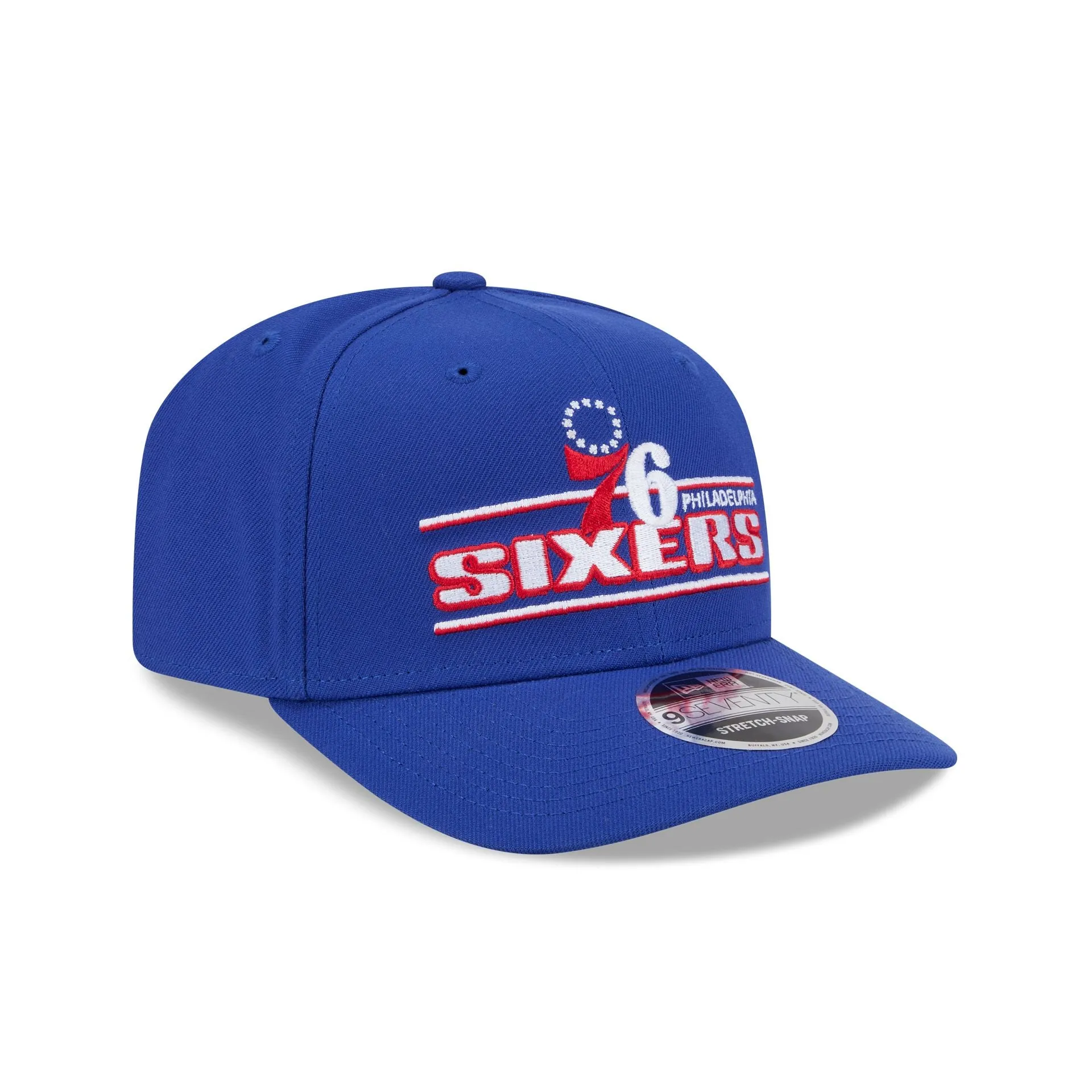 Philadelphia 76ers Stated 9SEVENTY Stretch-Snap Hat sold by New Era product image thumbnail 3