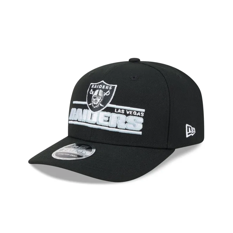 Las Vegas Raiders Stated 9SEVENTY Stretch-Snap Hat sold by New Era