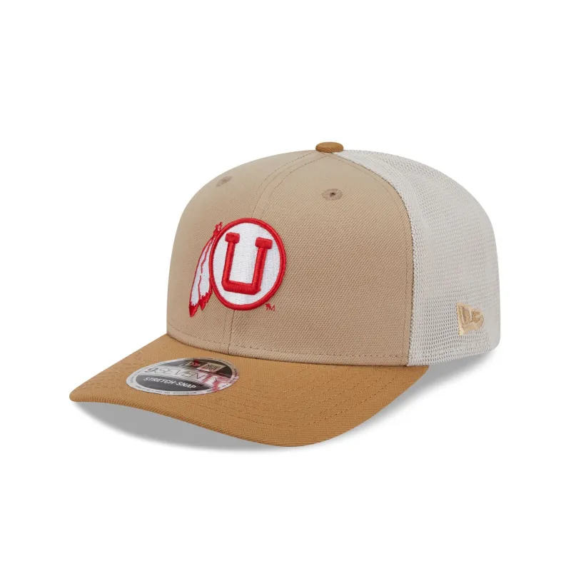 Utah Utes College Vault Stone 9SEVENTY Trucker Hat sold by New Era