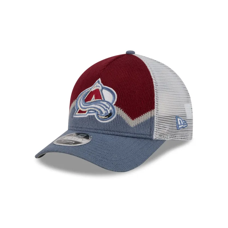 Colorado Avalanche Sock 9FORTY M-Crown A-Frame Trucker Hat sold by New Era