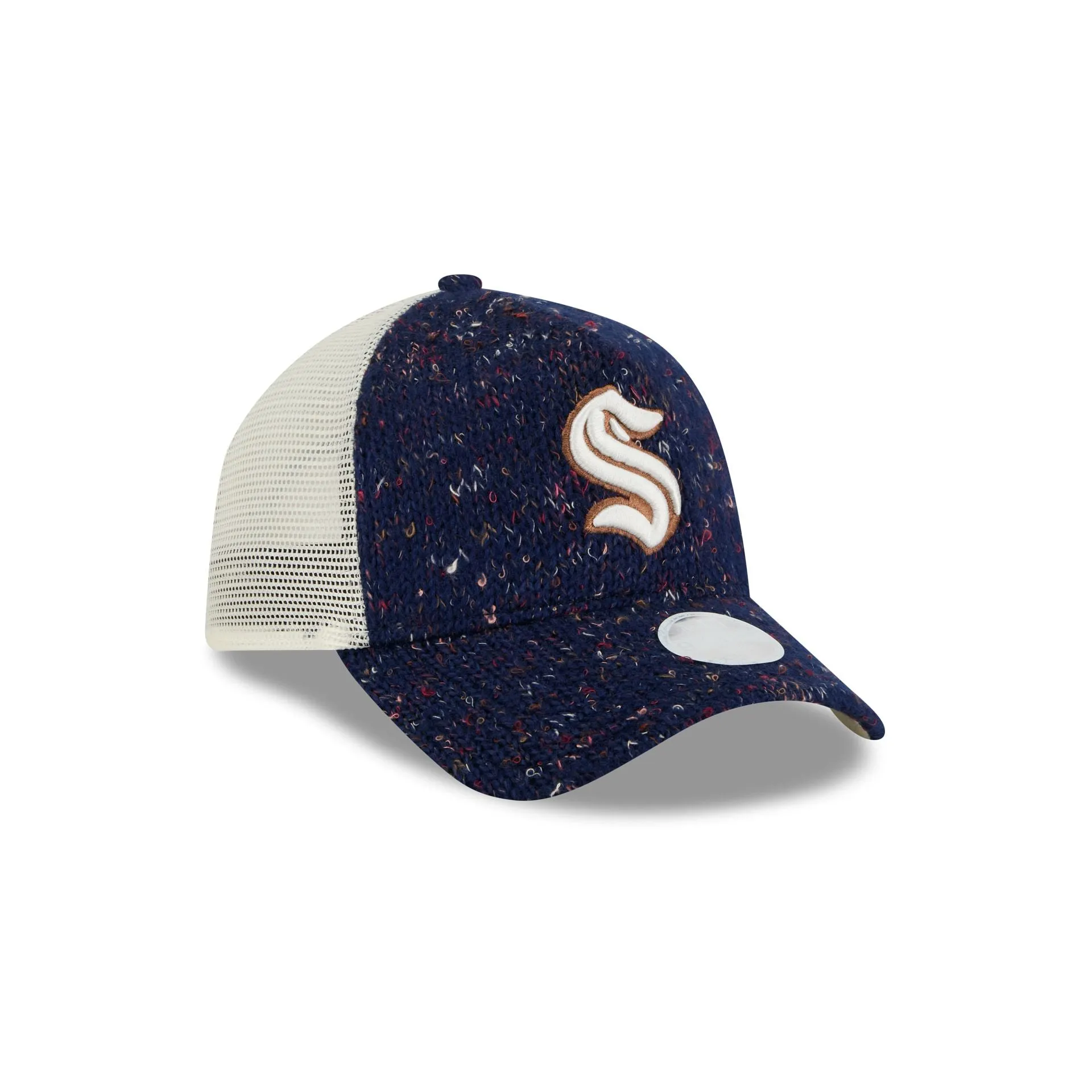 Seattle Kraken Knit Women's 9FORTY A-Frame Trucker Hat sold by New Era product image thumbnail 3