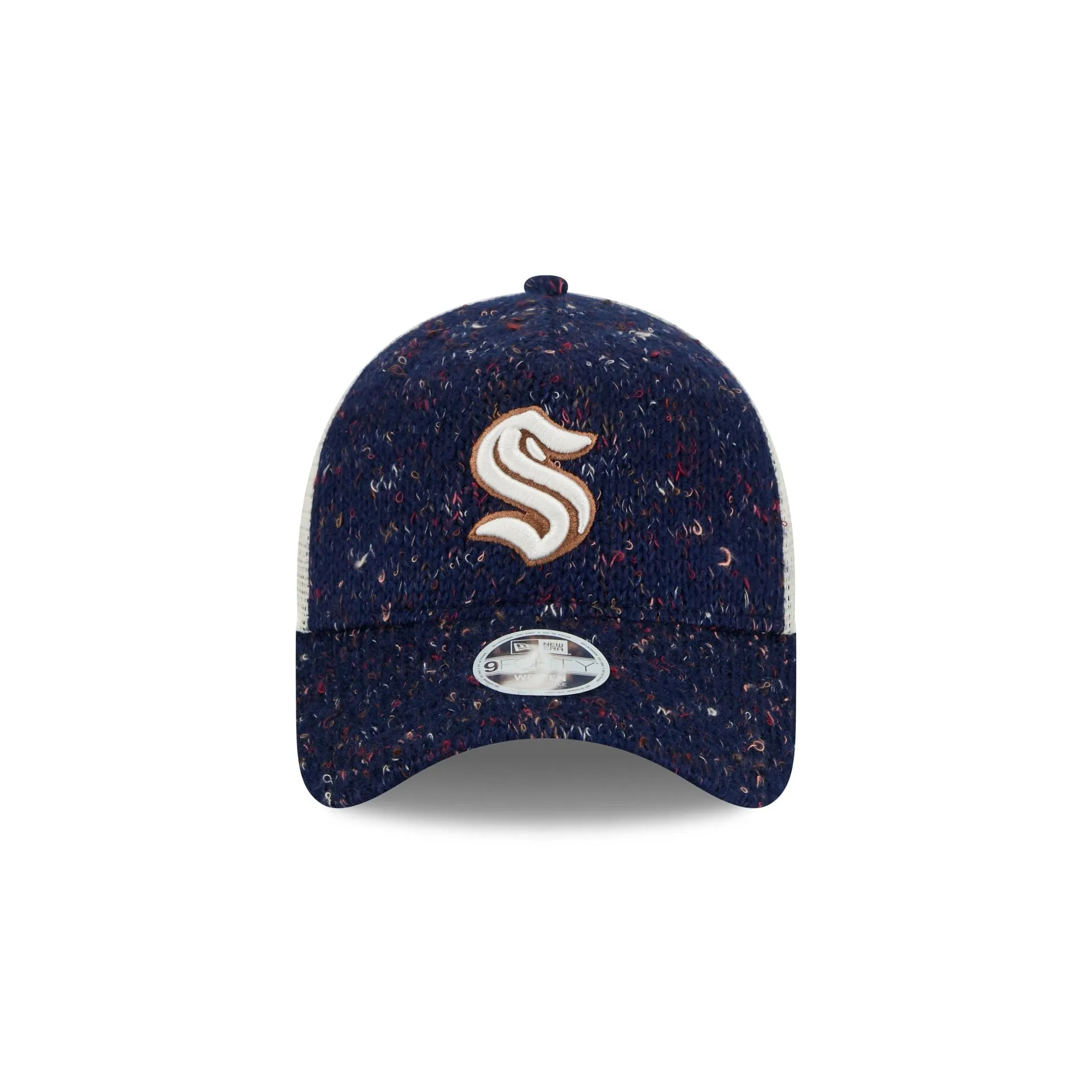 Seattle Kraken Knit Women's 9FORTY A-Frame Trucker Hat sold by New Era product image thumbnail 2