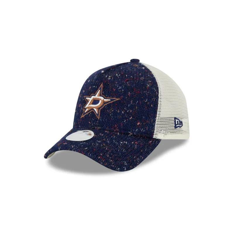 Dallas Stars Knit Women's 9FORTY A-Frame Trucker Hat sold by New Era