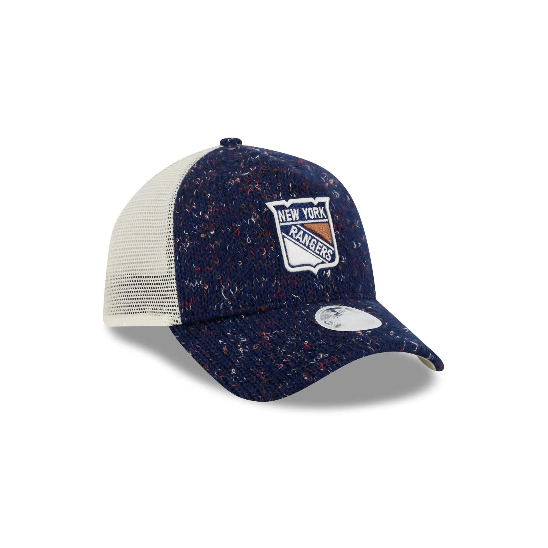 New York Rangers Knit Women's 9FORTY A-Frame Trucker Hat sold by New Era product image thumbnail 3