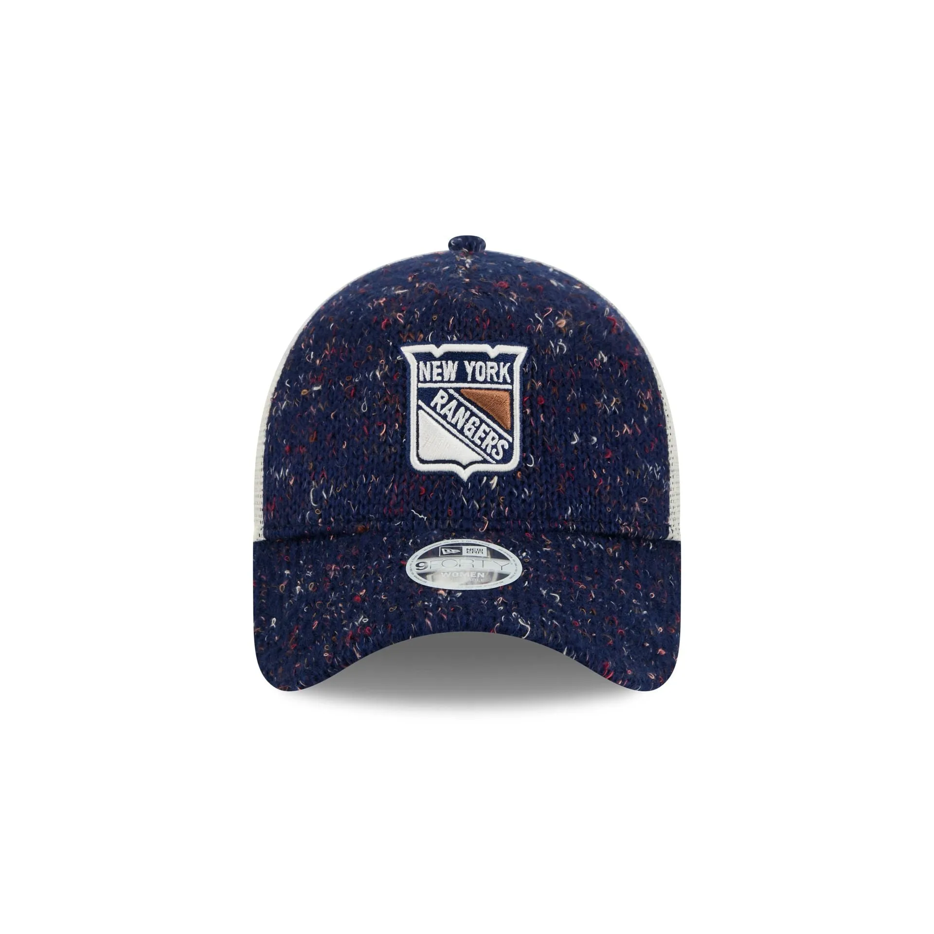 New York Rangers Knit Women's 9FORTY A-Frame Trucker Hat sold by New Era product image thumbnail 2