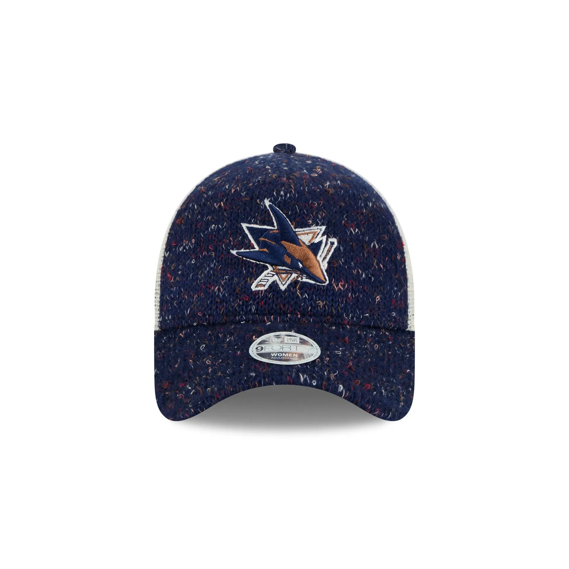 San Jose Sharks Knit Women's 9FORTY A-Frame Trucker Hat sold by New Era product image thumbnail 2