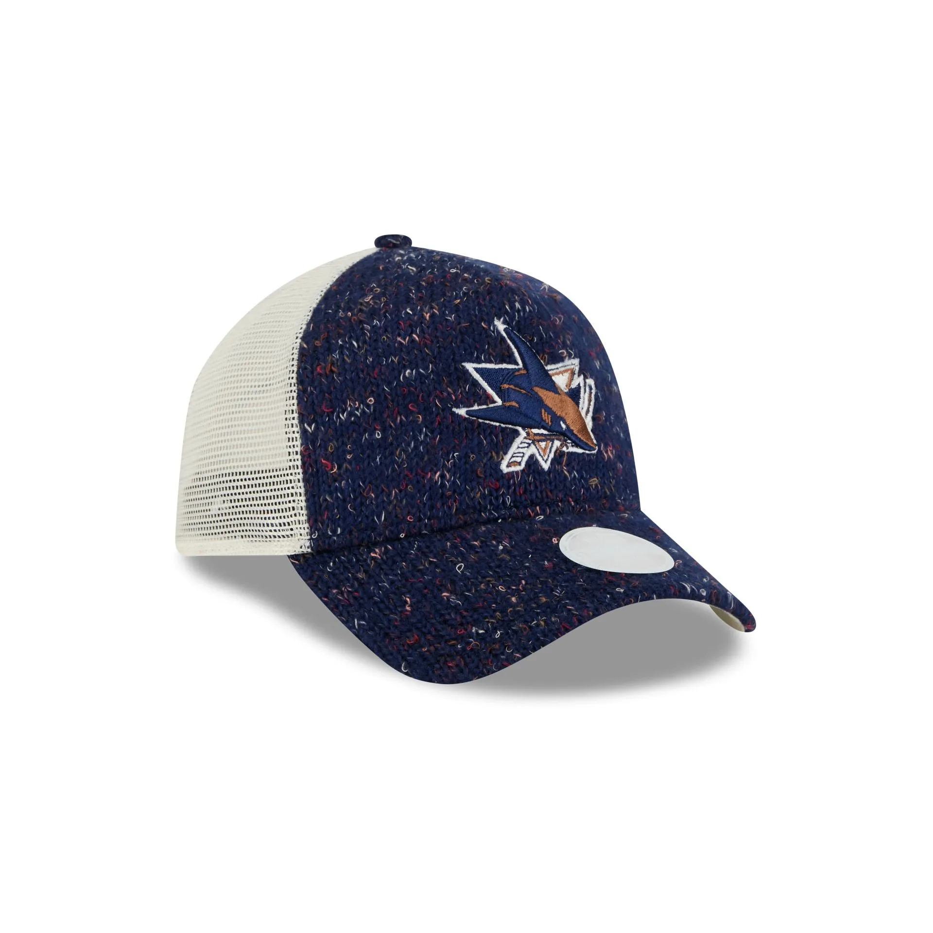 San Jose Sharks Knit Women's 9FORTY A-Frame Trucker Hat sold by New Era product image thumbnail 3