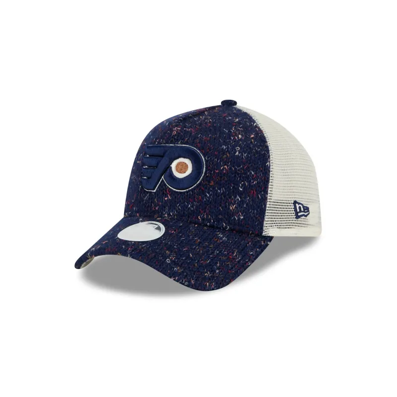 Philadelphia Flyers Knit Women's 9FORTY A-Frame Trucker Hat sold by New Era