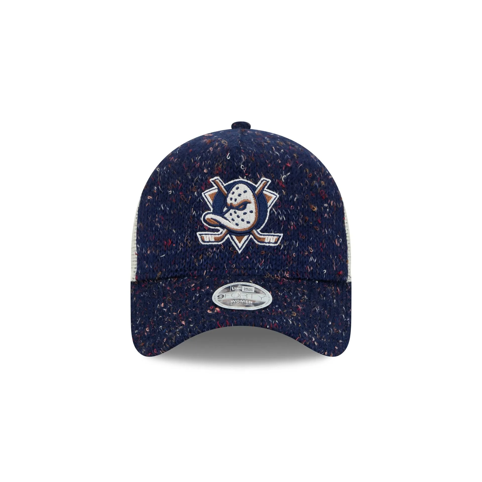 Anaheim Ducks Knit Women's 9FORTY A-Frame Trucker Hat sold by New Era product image thumbnail 2