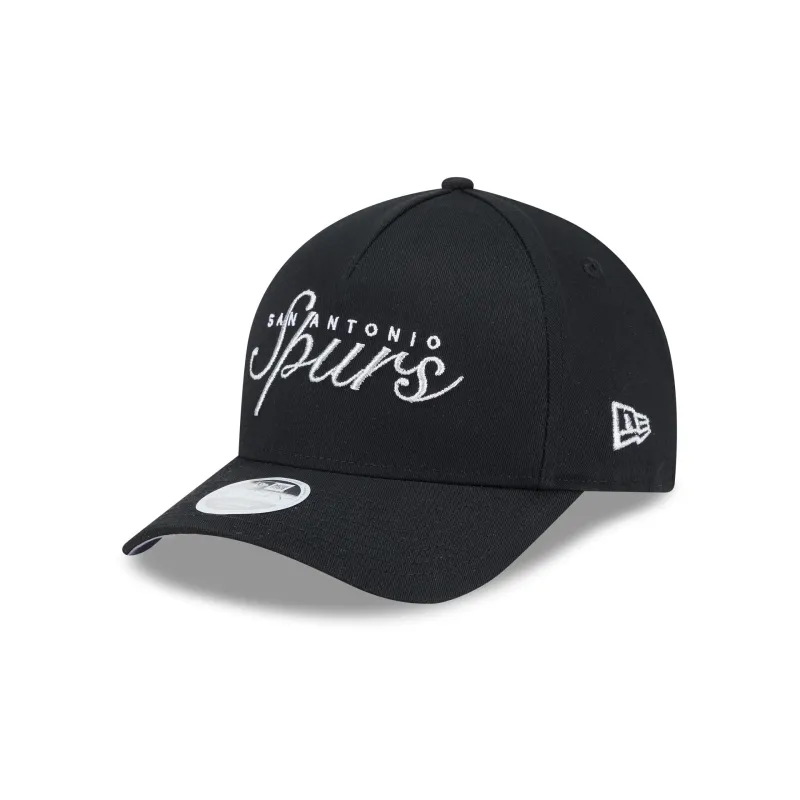 San Antonio Spurs Metallic Women's 9FORTY M-Crown A-Frame Snapback Hat sold by New Era