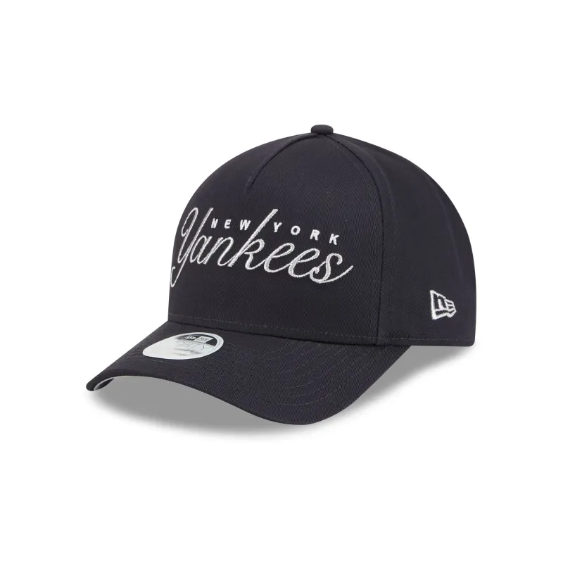 New York Yankees Metallic Women's 9FORTY M-Crown A-Frame Snapback Hat sold by New Era