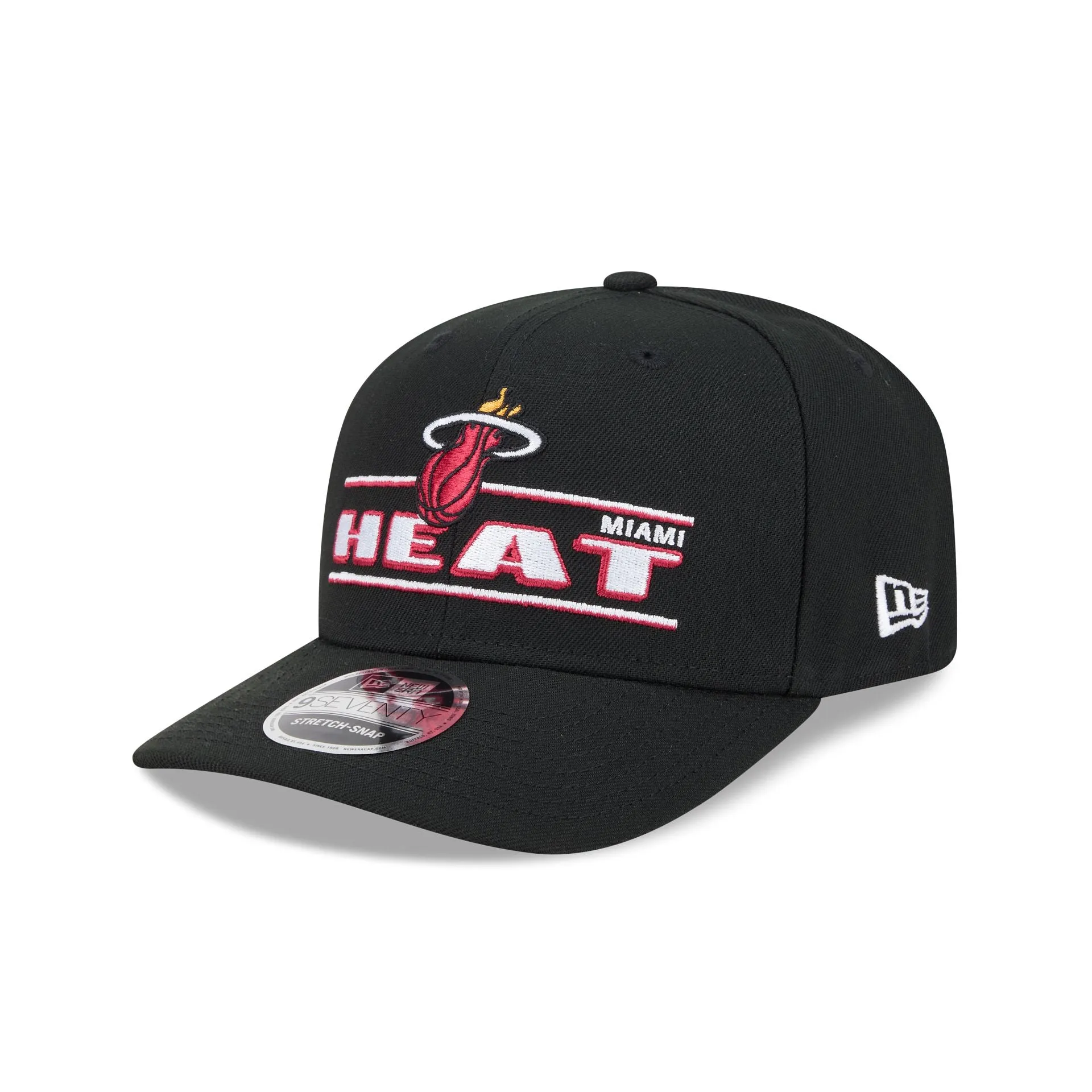 Miami Heat Stated 9SEVENTY Stretch-Snap Hat sold by New Era