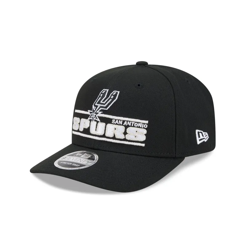 San Antonio Spurs Stated 9SEVENTY Stretch-Snap Hat sold by New Era