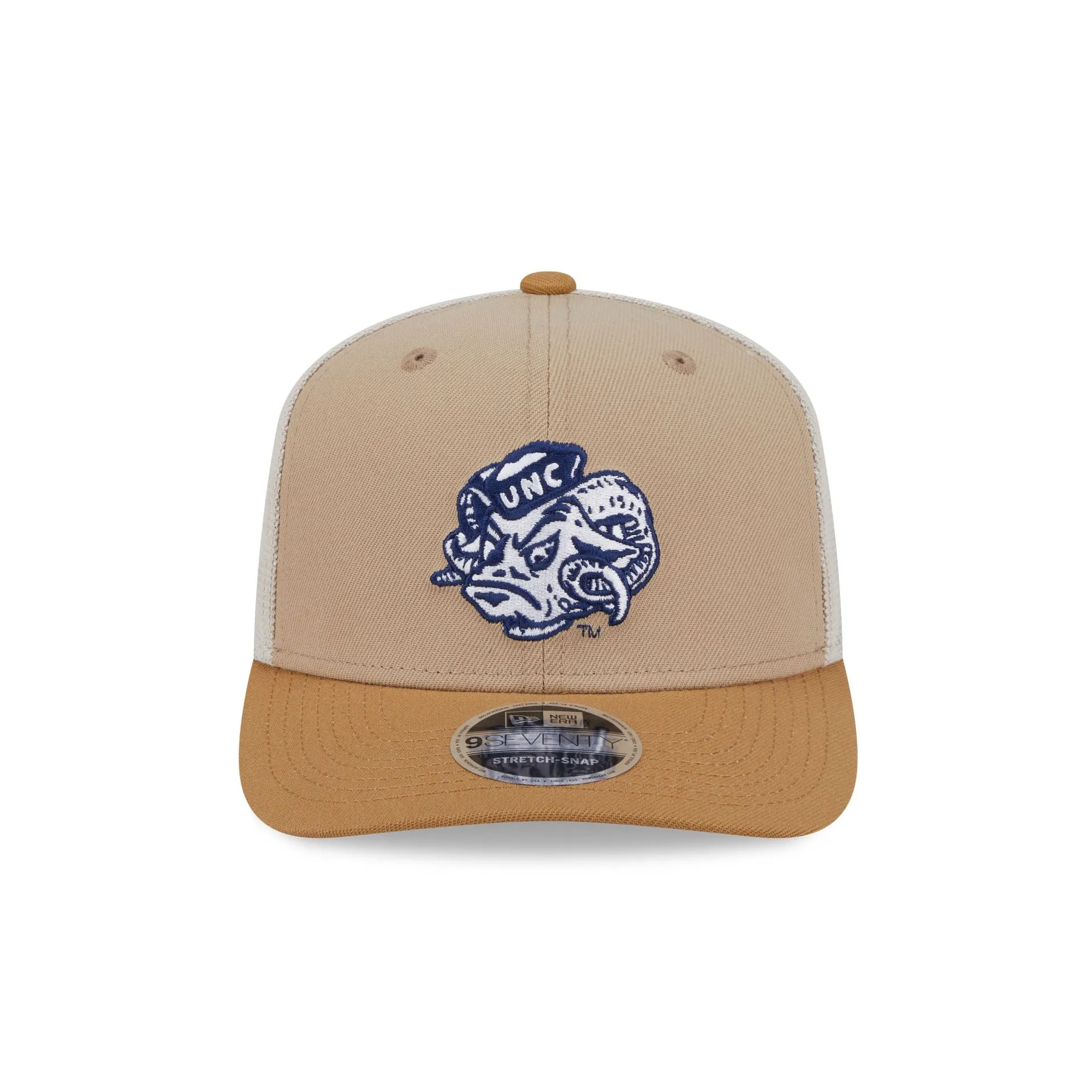 North Carolina Tar Heels College Vault Stone 9SEVENTY Trucker Hat sold by New Era product image thumbnail 2