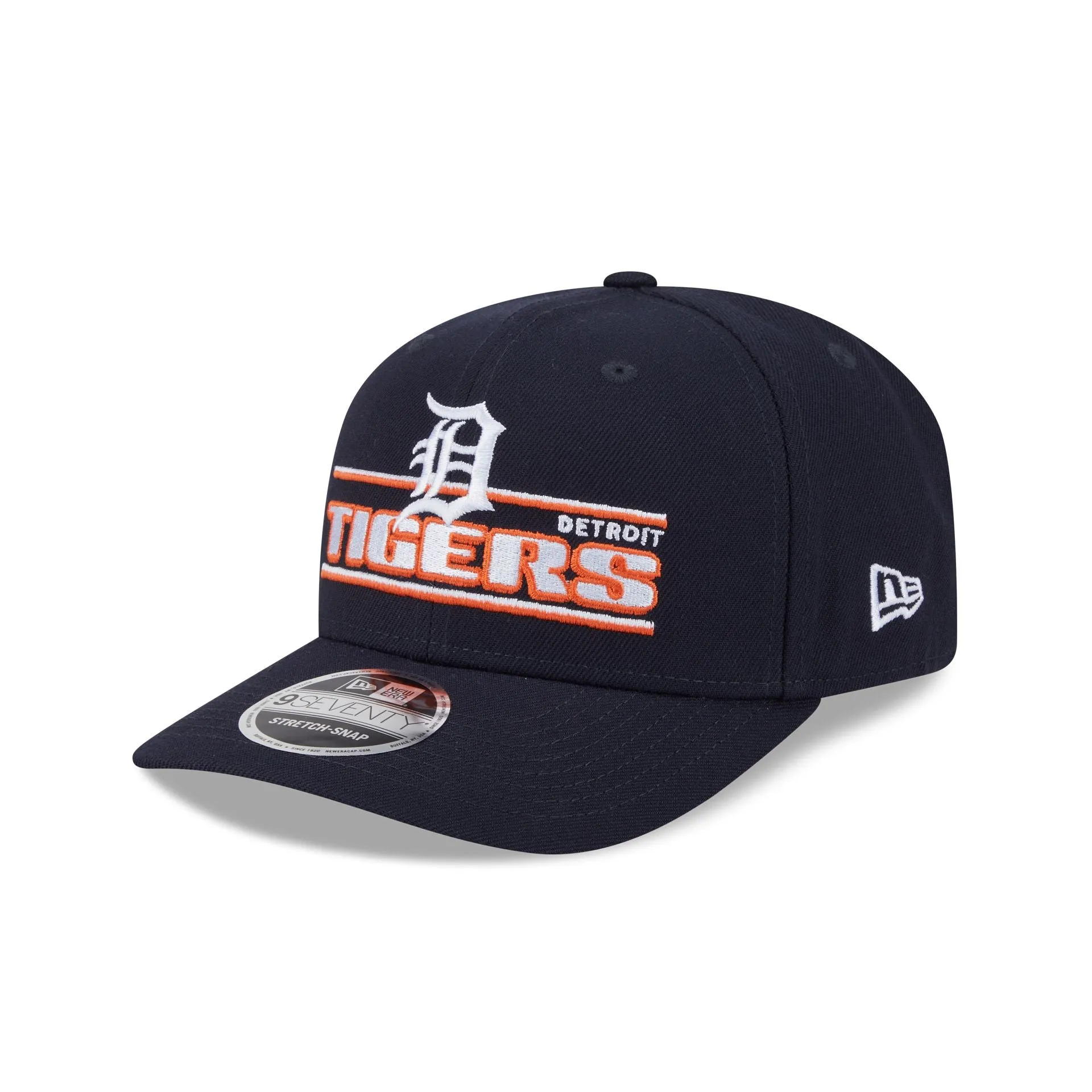 Detroit Tigers Stated 9SEVENTY Stretch-Snap Hat sold by New Era